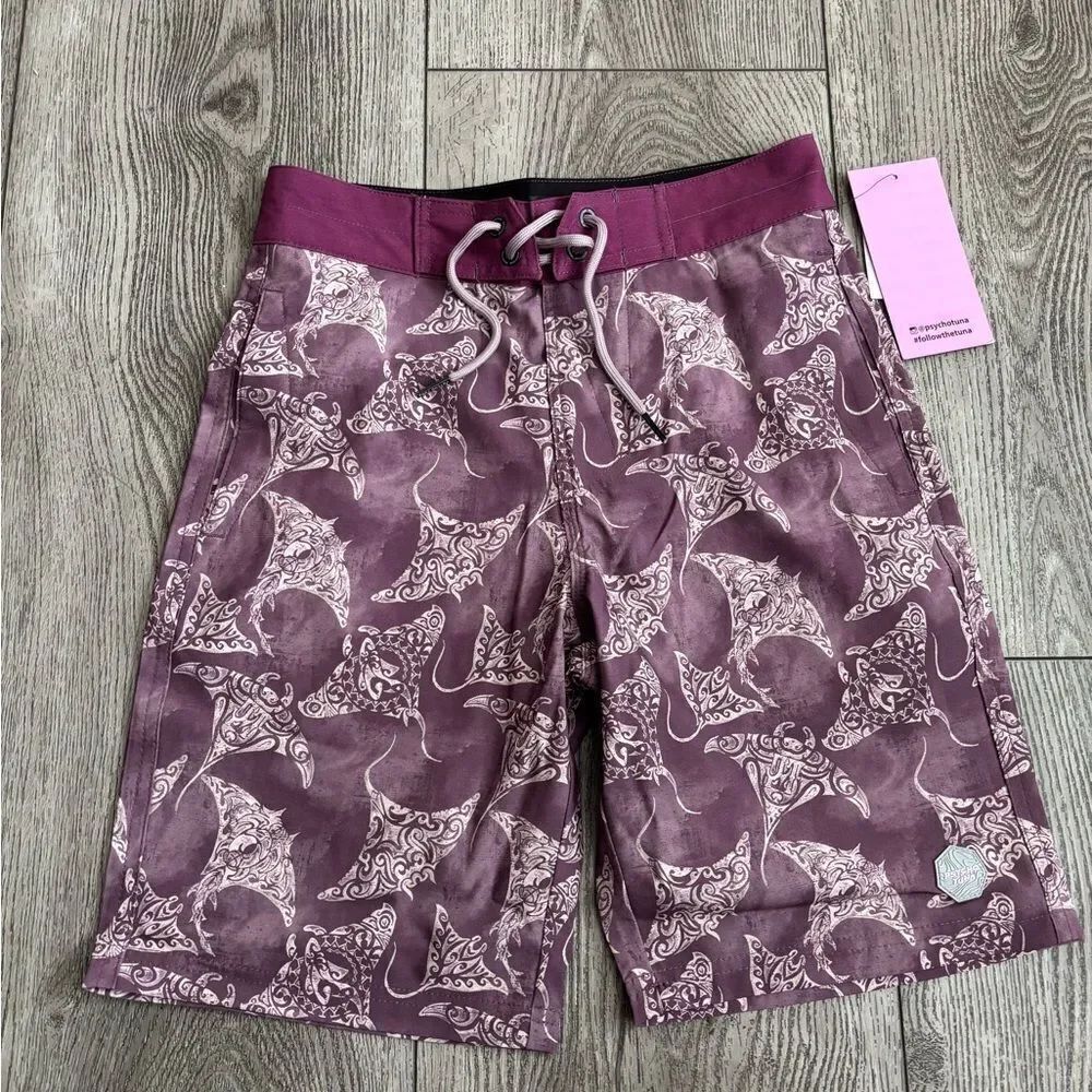 Psycho Tuna boys swim trunk with no underwear lining